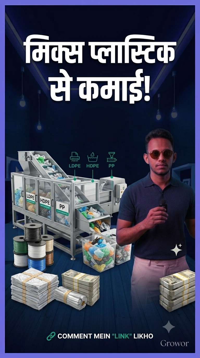 Plastic Scrap Sorting Business business blueprint preview
